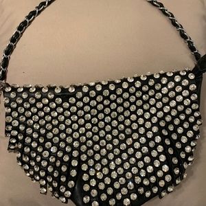 Bling flap purse